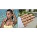 Glazed Donut Chrome Hailey Bieber Trend Press On Nails | Handmade Almond Shape 30-Piece Nail Kit - Buy Online on SooperMarket.com