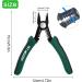 Jetisva Precision Wire Strippers Electrical Side Wire Cutters Heavy Duty Small Cable Cutters Flush Cutting Pliers Cable Snips with Anti-Slip Handle and Spring for 10-20 AWG Stranded Copper Craft - Buy Online on SooperMarket.com