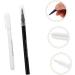 IMIKEYA 2pcs Can Be Food Coloring Pen Baking Pencil Edible Food Markers Black Pens Red Pencils Marking Pen White Edible Marker Coloured Icing Pens Cookie Biscuit Plastic Bicuspid 16.6X1X1CM Black White - Buy Online on SooperMarket.com