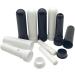 500Pcs Blank Nasal Inhaler Sticks Blank Aroma Nasal Inhalers Compatible with DIY Essential Oil Cotton Wicks Black Pleasant63 - Buy Online on SooperMarket.com