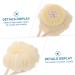FRCOLOR Bath Brush Loofah Sponge | Exfoliating Shower Scrubber for Back | Bathroom Accessory 37.5x11x7.5 - Buy Online on SooperMarket.com