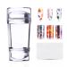 Clear jelly nail art stamp nail art stamp with scraper double -end silicone nail stamp transparent soft clear nail stamping tools for stamped nail art with 3 rollers nail transfer sticker