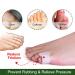 Gel Toe Separators for Overlapping Toes & Hammer Toe Straightener - Bunion Pads Corrector for Women - Pinky Toe Spacers for Bunion Relief - 1 Fl Oz (Purple) - Buy Online on SooperMarket.com