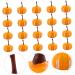 Didiseaon 60 Pcs Simulated Mini Pumpkin Fake Pumpkin Halloween Pumpkin Decoration Simulation Small Pumpkin Simulation Pumpkin Little Pumpkin Foam Manual Yellowx3pcs 2.2X3.4CMx3pcs - Buy Online on SooperMarket.com