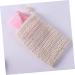 BELLIFFY 6pcs Soap Bag Bar Soap Exfoliating Soap Saver Soap Accessory Bubble Net Soap Net Cotton Linen Beige - Buy Online on SooperMarket.com