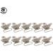 20pcs Metal Pacifier Clips & Straps - Durable Baby Snap Holders for Crafts & Decorations | International Shipping - Buy Online on SooperMarket.com