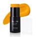Go Ho Water Based Orange Face Paint Stick Washable (1.06 Oz) Non-toxic Cream Body Paint Full-coverage Face Body Paint Makeup Stick for Adults Children Theater Halloween SFX Cosplay