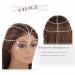 Yalice Rhinestone Layered Head Chain - Sparkly Bridal Headpieces for Women and Girls (Silver) - Buy Online on SooperMarket.com