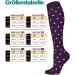 Blongw Men s Compression Stockings - 6 Pairs Knee Support Socks for Sports Travel & Flight | L-XL Assorted - Buy Online on SooperMarket.com