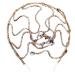 JSGHGDF Crystal Bridal Headband Wedding MedusaHeadband Snake RhinestoneSnake Headband Snake HeadChain MedusaCrown Headpiece Gold
