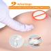 Icever Silicone Breast Shapes 2.0 - Realistic H Cup Prostheses for Mastectomy & Crossdressers | Light Ivory White Size XL - Buy Online on SooperMarket.com