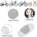 Anyuankw 10pcs Bicycle Spokes Reflectors - High Safety Cat Eye Reflectors & Warning Light for Bikes - White - Buy Online on SooperMarket.com
