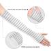 Grey Striped Compression Arm Sleeve - UPF 40+ Sun Protection for Men & Women - Buy Online on SooperMarket.com
