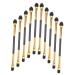 NOLITOY 20pcs Double Ended Eyeshadow Brush Makeup Brush Dual Sided Eyeshadow Brush Eye Makeup Accessory Miss 12x0.5cm As Shown