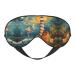 SSIMOO The Seaside Lighthouse Soft Sleep Eye Mask Female Breathable Eye Patch Perfect for Travel and Relaxation Black