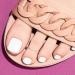 RODAKY Glossy White Press On Toe Nails for Women - 24PCS Fashion False Toenail Full Cover Acrylic Foot Nails - Buy Online on SooperMarket.com