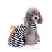 Petcute dog dress pet little dog clothes dog summer dress pet dog dress beautiful flower pet clothing Elegant Bowknot puppy skirt dog princess clothing tutu wedding lace dress xs black and white stripes
