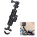 RUIGPRO 360Motorcycle Bike Camera Holder Handlebar Mount Bracket 1/4 Metal Stand for GoPro Hero10/9/8/7/6/5/4 Action Cameras Accessory(Cool Ballhead Arm Super Clamp Mount Multi)