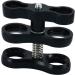 Amarine Made 1 Inch Black Underwater Ball Clamp Mount - 2 Pack for Light Arm System - Buy Online on SooperMarket.com