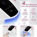 96w Rechargeable UV Nail Lamp | Cordless LED Light for Gel Nails | Portable Handle, Auto Sensor & 4 Timers | Professional Nail Curing Tool - Buy Online on SooperMarket.com