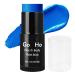 Go Ho Cream-Blendable Blue Face Paint Stick (1.06 Oz) Blue Full Body Paint Stick for Adults Children Halloween Cosplay SFX Makeup Waterproof