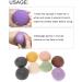Konjac Wash Face Flutter Set - 8pcs Round Type Body Sponges for Deep Pore Cleansing and Exfoliation - Buy Online on SooperMarket.com