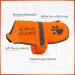 Reflective Light Fleece Dog Coat - High Visibility & Safety - 5 Sizes Available | Perfect for Outdoor Activities - Orange M - Buy Online on SooperMarket.com