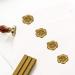 15 Bronze Glue Gun Sealing Wax Sticks for Retro Vintage Stamp and Letter | Ideal for Wedding Invitations, Cards, Envelopes, Snail Mails, Gifts - Buy Online on SooperMarket.com
