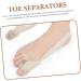 FOMIYES Toe Spacer Set - Toe Separator & Straightener for Hammer Toe, Plantar Fasciitis, and Bunion Relief - 2pcs - 25.3x2.3cm - Buy Online on SooperMarket.com