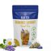BLUE TEA - Chamomile Lavender Iced Tea (36 Tea Bags) | Refreshing cool beverage | Herbal Iced Brew Cold Brew Detox Calmness | Gluten-free | GMO-free |