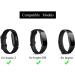 Adjustable Elastic Wrist/Ankle Band for Fitbit Inspire/Inspire 2/Inspire HR - Stretchy Band for Men and Women (Black) - Buy Online on SooperMarket.com