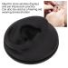 Kadimendium Simulation Ear Display Model Multi Functional Soft Teaching Tool Artificial Left Ear Model Professional Structure Black with Round Base for Wearing - Buy Online on SooperMarket.com