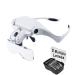 Magnifying Glasses Headset Wimayo Magnifying Glasses with Light and 5 Detachable Lenses(1X-3.5X) Headband Magnifier Magnifying Glasses for Jewellery Close Work Reading Watch & Electronic Repair