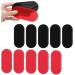 20 Pieces Hair Gripper Hair Holders Hair Fringe Stickers Magic Hair Fixed Clip Hairpin Hair Styling Accessories Black and Red