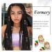 8Pcs Gold Crystals Dreadlock Cuffs & Box Braid Rings - Hair Tube Charms for Women - Buy Online on SooperMarket.com
