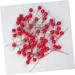 HOMSFOU 600 Pcs Artificial Berries Holly Berries Branch Artificial Red Berry Stem Artificial Holly Berries Round Ball Christmas Decor Christmas Tree Decorations Wreath Foam Cherry - Buy Online on SooperMarket.com