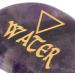 Earth Air Fire Water Stones Triangular Crystals Symbols Flake Reiki Oval Stamps (Purple) - Buy Online on SooperMarket.com