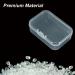 Wotermly 20pcs Mini Storage Containers - Clear Plastic Boxes with Hinged Lid for Beads & Tiny Items - Size B 20 Pieces - Buy Online on SooperMarket.com