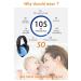 Baby Ear Protection Noise Cancelling Headphones for Kids for 0-3 Years Babies Blue - Buy Online on SooperMarket.com