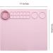 Cheek's Paper Room Silicone Craft Mat & Paint Brush Cleaner (Pinklet) - Large 15 x 17 Mat for Painting, Clay, Resin & Crafts - Buy Online on SooperMarket.com