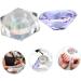 minkissy Nail Art Crystal Cup Cosmetics Glass Purple Cover Diamond 6.5x8cm Purple - Buy Online on SooperMarket.com