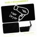 FOYTOKI 10 Pcs Storage Bag Cotton Hair Dryer Bag Hair Dryer Bags Storage Organizer Flocking Cloth Black - Buy Online on SooperMarket.com