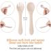 Qshare Baby Silicone Suction Plate with Spoon and Fork - Non Slip Divided Weaning Plates for Toddler (Beige) - Buy Online on SooperMarket.com