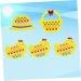 Amosfun 5pcs Chicken Shaped Tobots Toys for Easter Party - Educational Baby Toy Gift - Buy Online on SooperMarket.com
