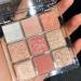 Lovelycat 9 Colors Glitter Eyeshadow Makeup Palette Matte High Pigmented Colorful Creamy Texture Eye Shadow Powder Natural Waterproof Long Lasting Eyeshadow Powder Cosmetics (pink) - Buy Online on SooperMarket.com