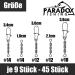 Paradox Fishing Triple Vertebrae Sets - 45 Piece Fishing Accessories (#20 to #10) for Optimal Angling - Buy Online on SooperMarket.com