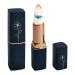 LZPCarra Dark Blue Tube Transparent Dried Flower Lipstick Gold Leaf Jelly Colour Changing Moisturising Lip Balm Moisturising Lip Care (E One Size) 1 count (Pack of 1) E