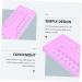 Buy 1 Set Lipstick Filling Mold - DIY Lipgloss Lip Tint Lip Balm Kits with 5 Purple Plastic Trays for Makeup | International Shipping Available - Buy Online on SooperMarket.com