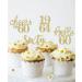 24 Pcs Glitter 60th Birthday Cupcake Toppers for Celebrating Sixty Years Old Birthday Party Decorations (Gold) - Buy Online on SooperMarket.com
