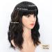Colorfulpanda Short Black & Brown Wigs for Women - 14 Inch Synthetic Hair Ponytail for Party & Cosplay - Buy Online on SooperMarket.com